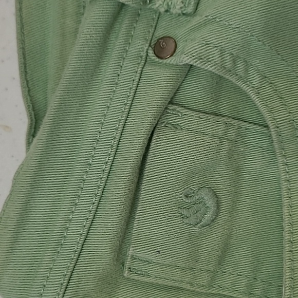 💥3for$12💥 Gloria Vanderbilt mint green Amanda jean Capris size 16 - Picture 7 of 13